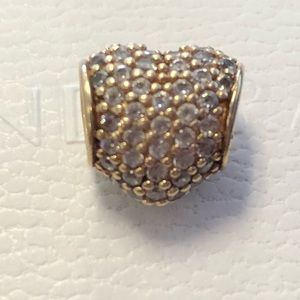 Pandora Gold Heart Charm
